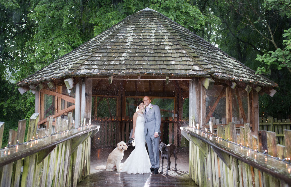 A twinkly light wedding at Alnwick Treehouse (Eric & Alexis)