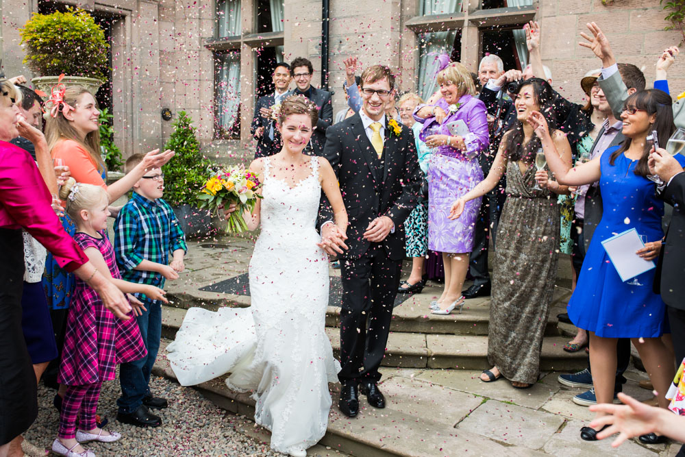 An Ellingham Hall, colourful wedding day for Sarah & Sam!