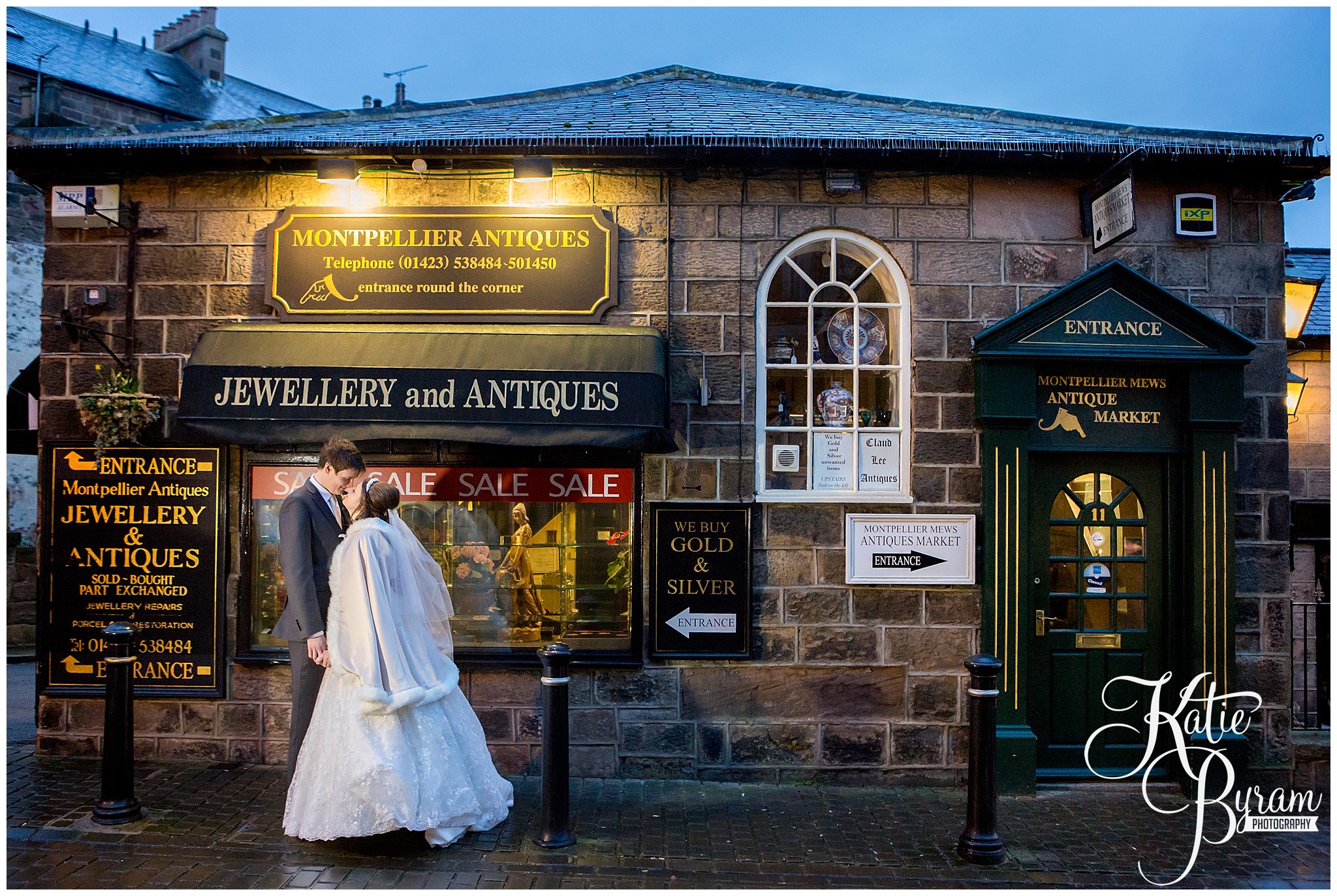 Heather & Jake’s twinkly light wedding at The White Hart, Harrogate