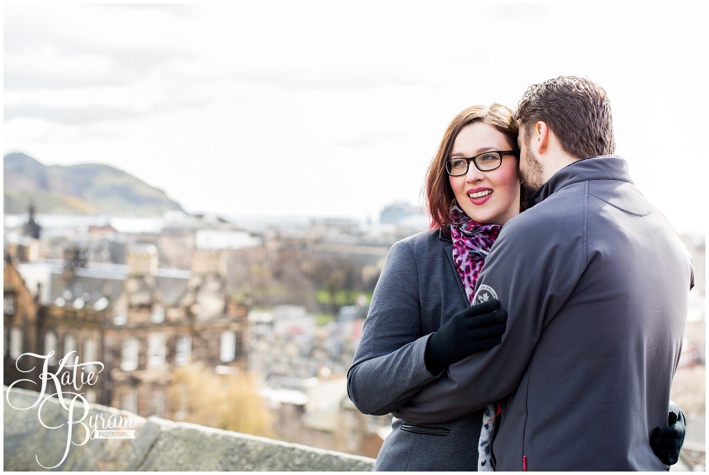 edinburgh couples shoot, katie byram photography, edinburgh engagement photographer, edinburgh wedding photographer, marie and morten, edinburgh wedding venue, edinburgh castle, pre-wedding shoot