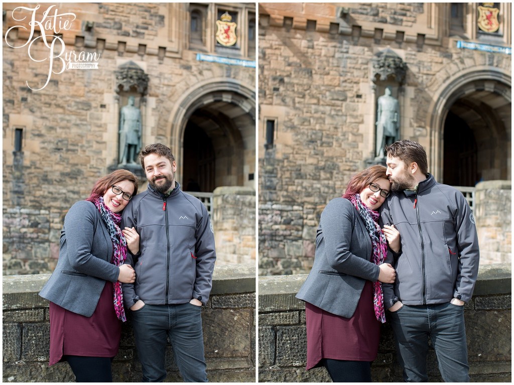 edinburgh couples shoot, katie byram photography, edinburgh engagement photographer, edinburgh wedding photographer, marie and morten, edinburgh wedding venue, edinburgh castle, pre-wedding shoot
