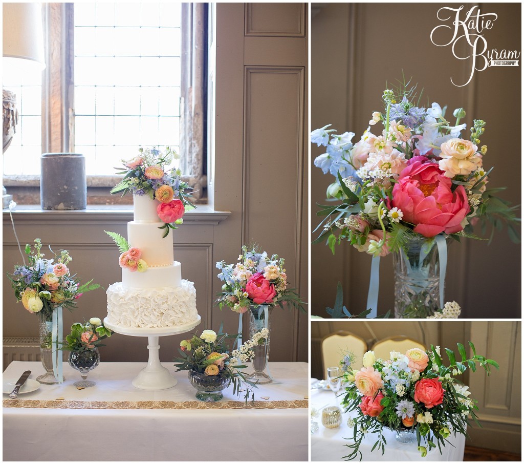 mastercake smith, ellingham hall wedding, valley retro car, wildflower florist, northumberland wedding, northumberland wedding venue, katie byram photography, yap bridal, 