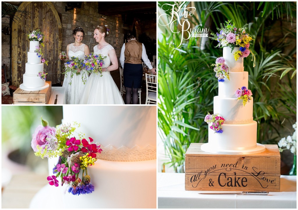 the master cakesmith, wedding cake northumberland, wedding cake newcastle, all you need is love and cake, two brides