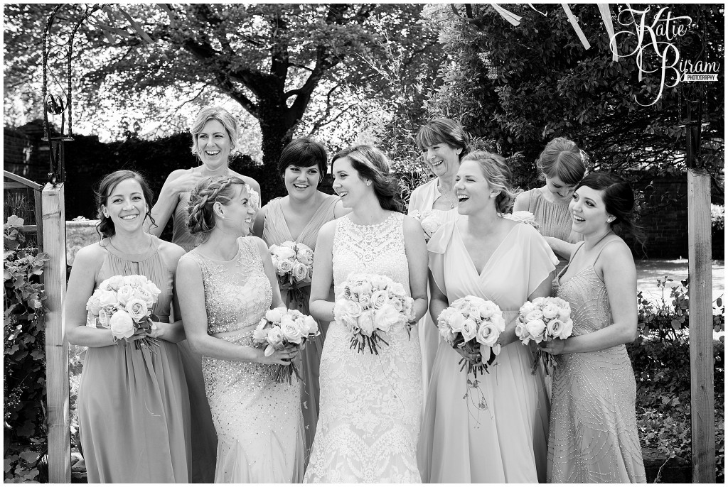 bridesmaids, bels flowers, east boldon wedding, backyard wedding, diy wedding, katie byram photography,