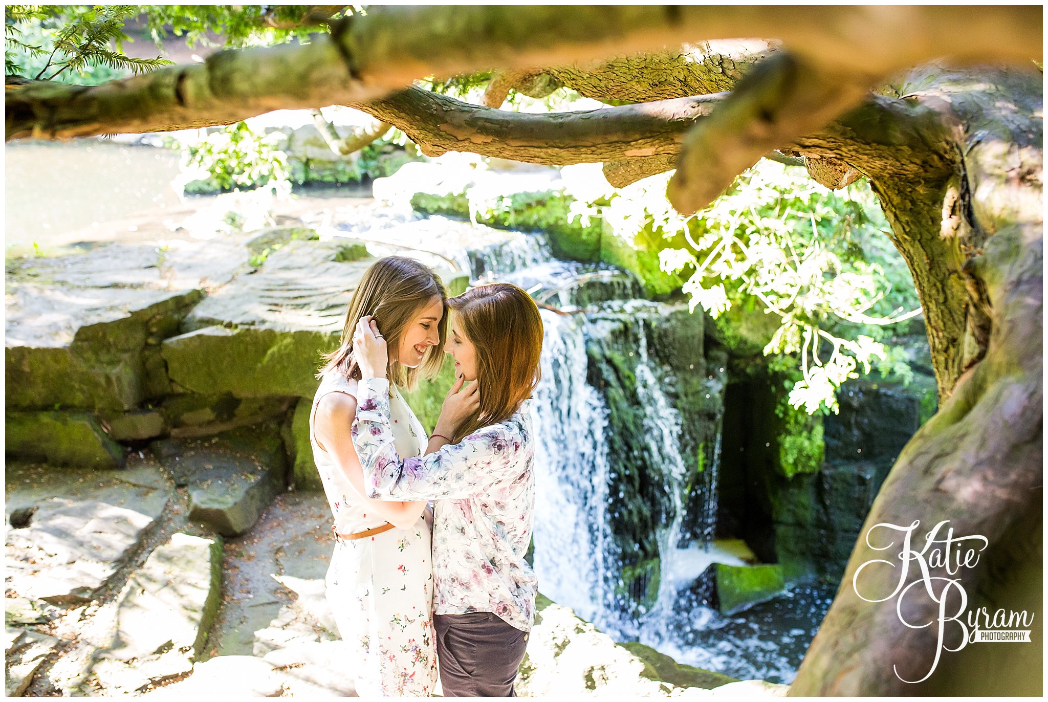 Two Brides To Be : An Evening Pre-wedding Shoot at Jesmond Dene