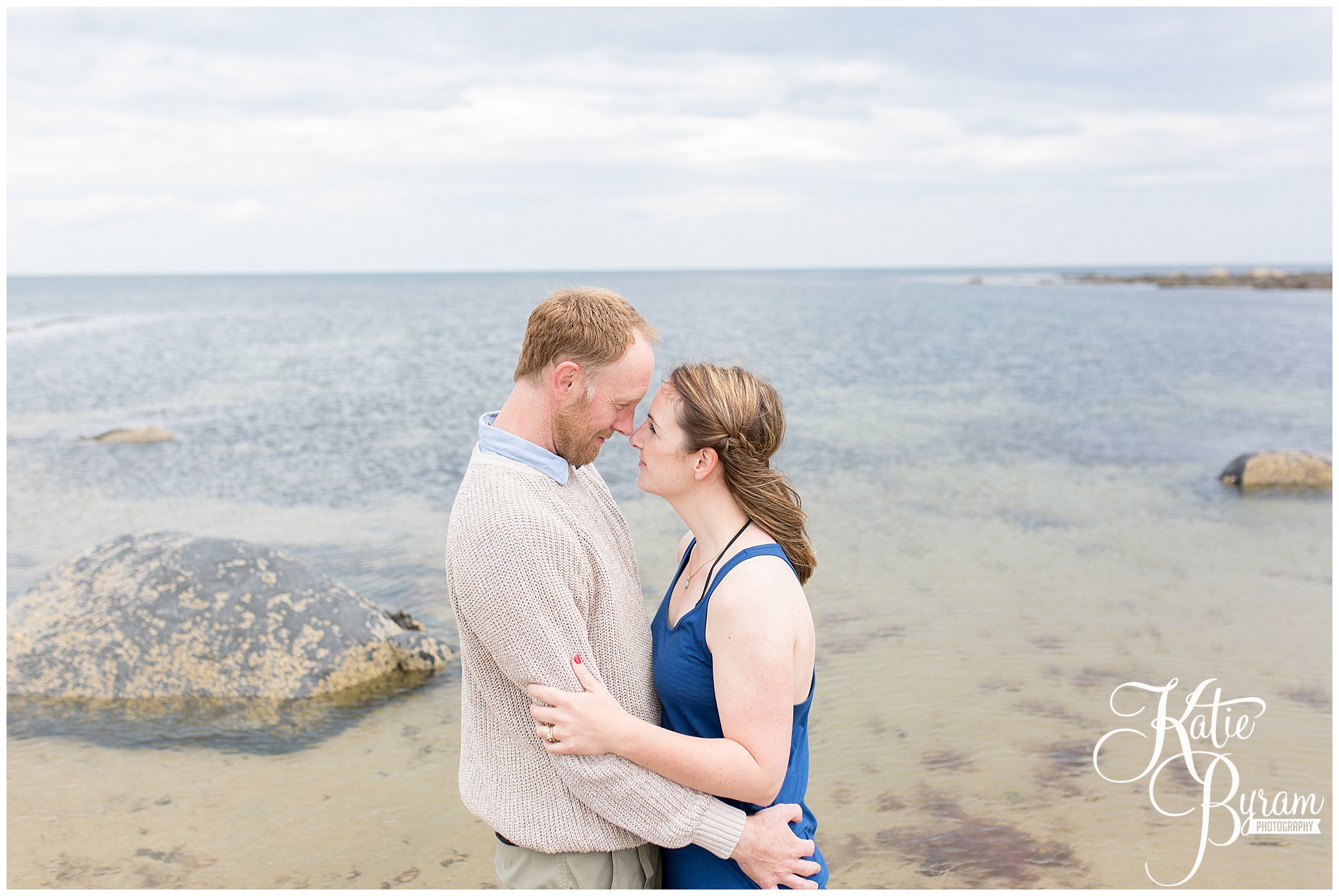 Michelle & Paul’s fun pre-wedding shoot on the Northumberland Coast