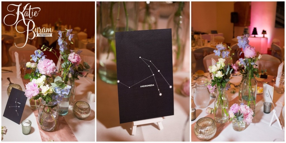floral quarter wedding, constellation table plan, centre for life wedding, planetarium wedding, newcastle city centre wedding, newcastle wedding venue, newcastle upon tyne, katie byram photography, 