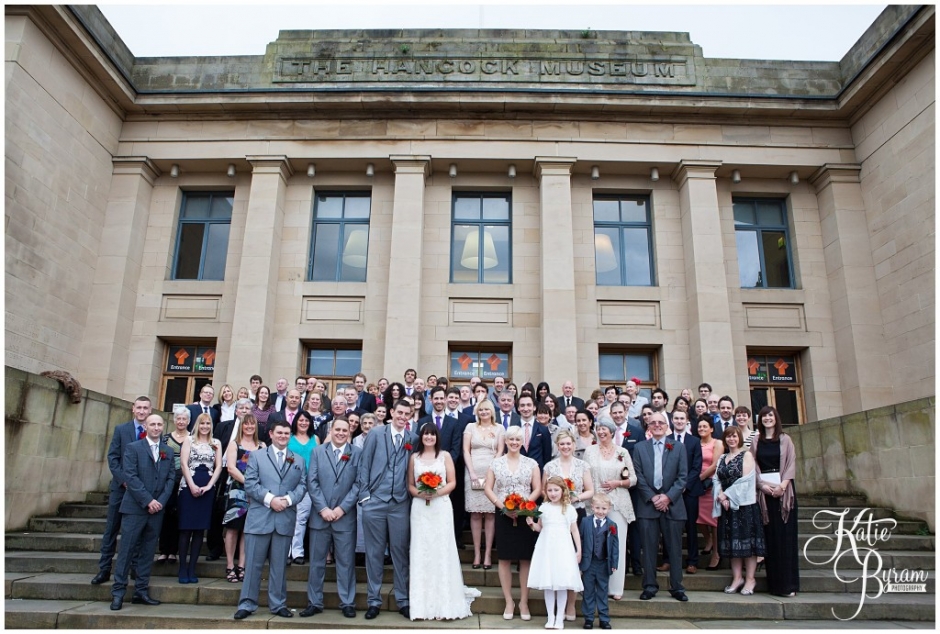 hancock museum wedding, museum wedding, katie byram photography, newcastle city centre wedding