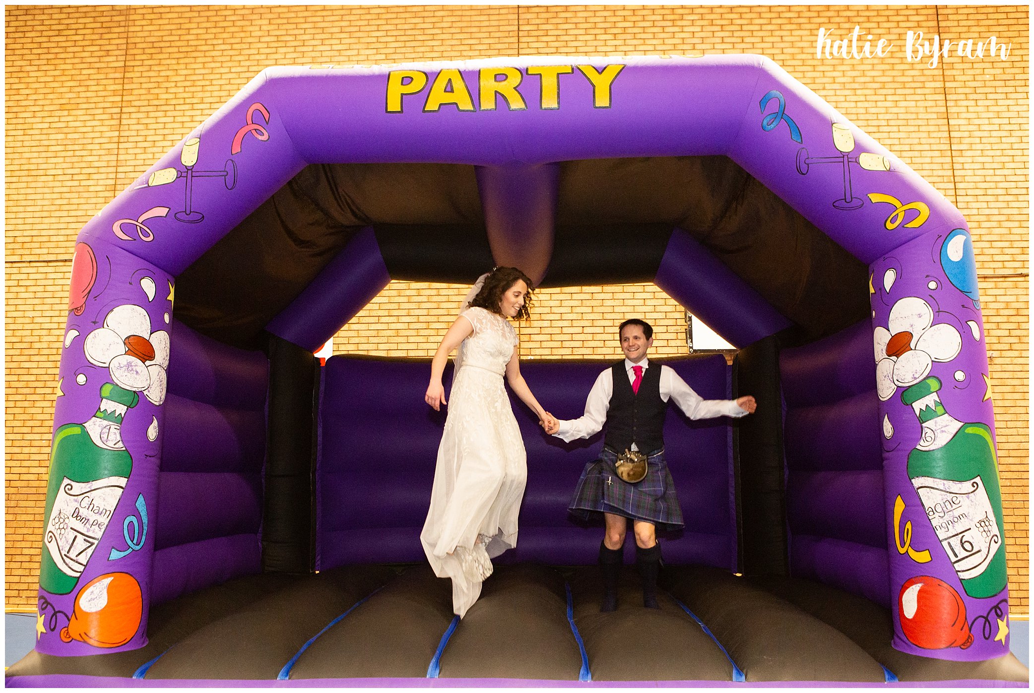 Bouncing into married life! A&K’s wedding at Holy Trinity Church & Gateshead Stadium