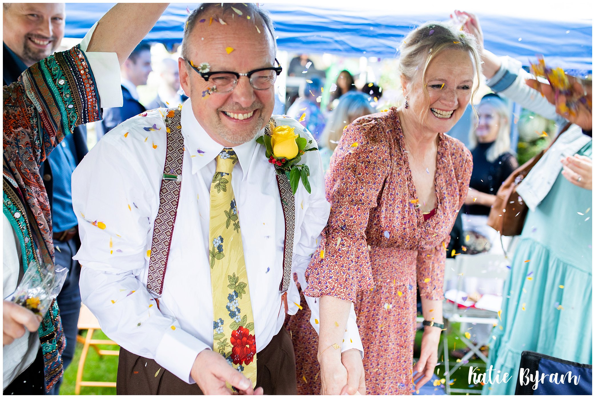 Food, fizz and a whole lot of love! Ali & Stewart’s DIY back garden wedding in Yorkshire