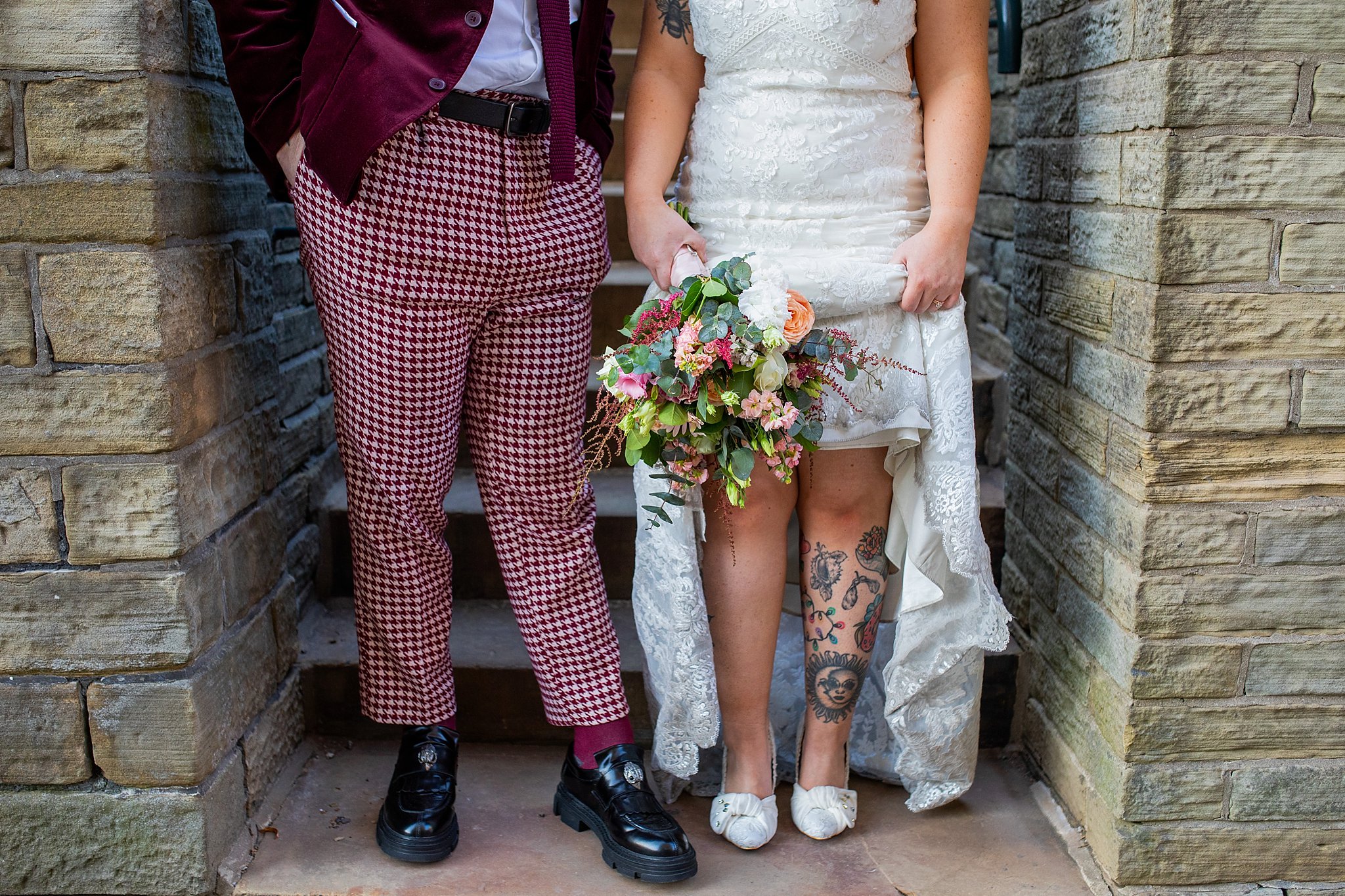 A Volkswagen & A Velvet Jacket! Ashley & Bronwyn’s Wedding at The Arches, Halifax