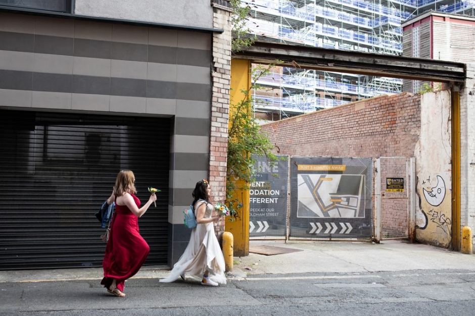 Liverpool wedding, Katie Byram photography, leaf on bold street, Liverpool wedding venue, Sheffield wedding, colourful wedding, Hawaiian themed wedding