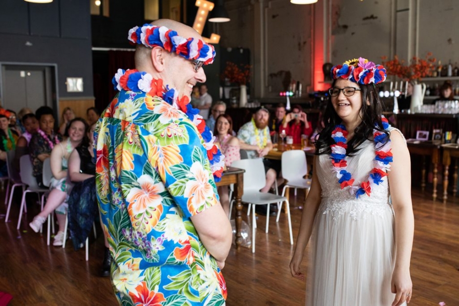 leaf on bold street, untraditional wedding, Katie byram photography, Liverpool wedding venue, 