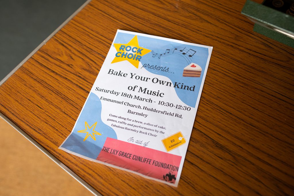 rock choir, barnsley, barnsley choir, rock choir south yorkshire, lily grace cunliffe foundation, charity photography