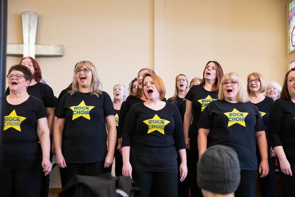 rock choir, barnsley, barnsley choir, rock choir south yorkshire, lily grace cunliffe foundation, charity photography