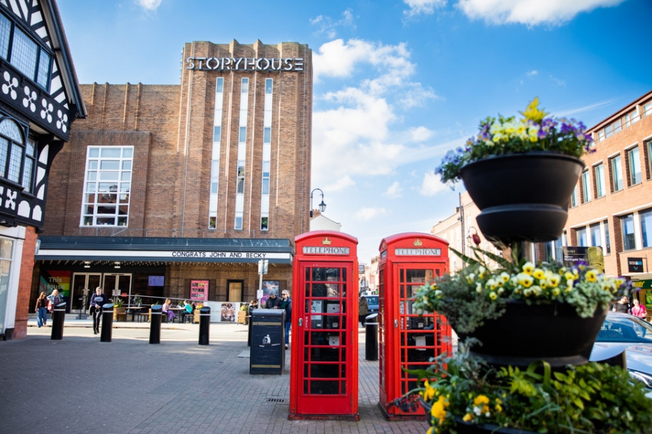 chester wedding, storyhouse theatre, storyhouse chester, storyhouse chester wedding, Katie Byram photography, black wedding dress, Star Wars wedding, alternative wedding photographer, Manchester wedding, Yorkshire wedding, 