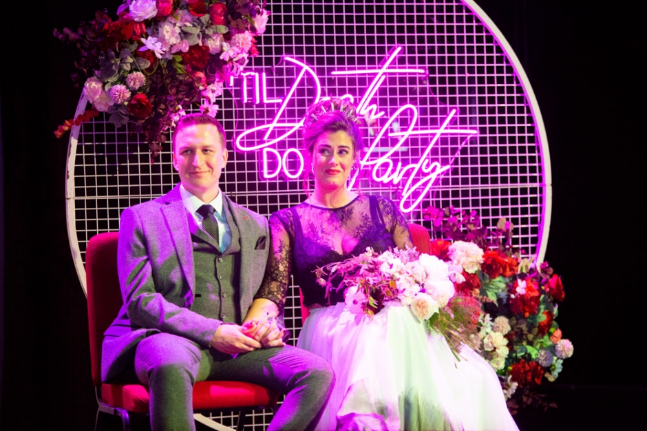 chester wedding, storyhouse theatre, storyhouse chester, storyhouse chester wedding, Katie Byram photography, black wedding dress, Star Wars wedding, alternative wedding photographer, Manchester wedding, Yorkshire wedding, 