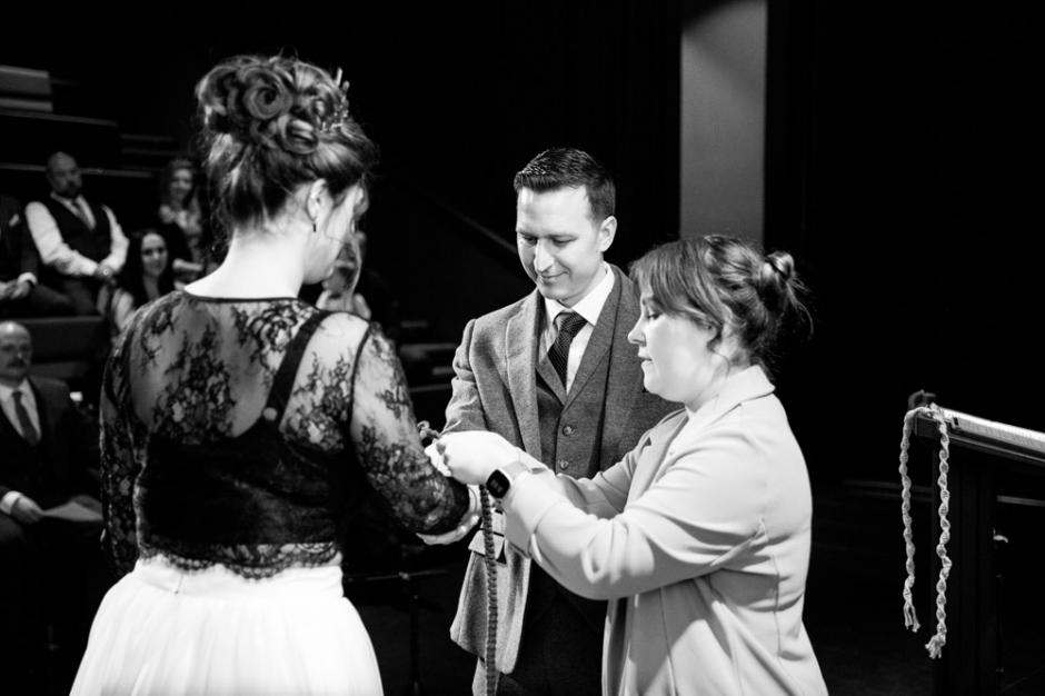 chester wedding, storyhouse theatre, storyhouse chester, storyhouse chester wedding, Katie Byram photography, black wedding dress, Star Wars wedding, alternative wedding photographer, Manchester wedding, Yorkshire wedding, 