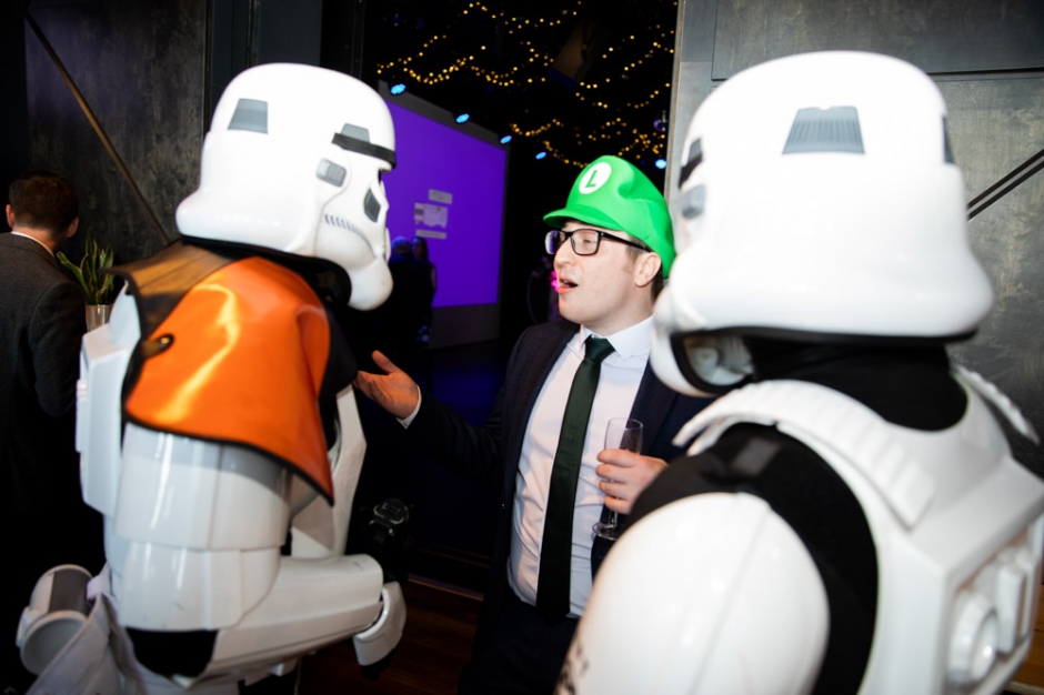 chester wedding, storyhouse theatre, storyhouse chester, storyhouse chester wedding, Katie Byram photography, black wedding dress, Star Wars wedding, alternative wedding photographer, Manchester wedding, Yorkshire wedding, 