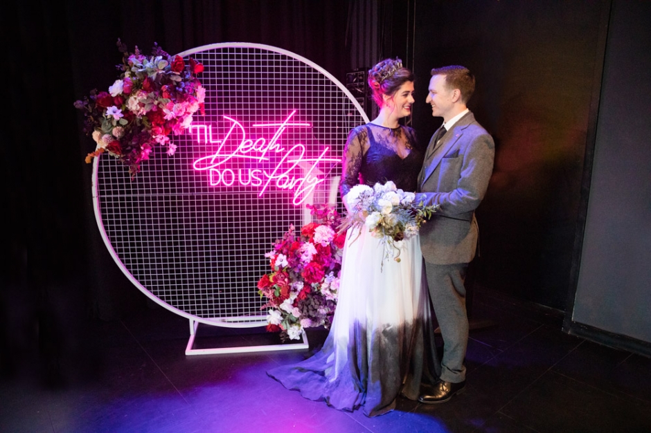 chester wedding, storyhouse theatre, storyhouse chester, storyhouse chester wedding, Katie Byram photography, black wedding dress, Star Wars wedding, alternative wedding photographer, Manchester wedding, Yorkshire wedding, 