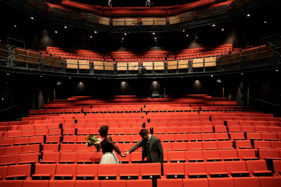 chester wedding, storyhouse theatre, storyhouse chester, storyhouse chester wedding, Katie Byram photography, black wedding dress, Star Wars wedding, alternative wedding photographer, Manchester wedding, Yorkshire wedding, 